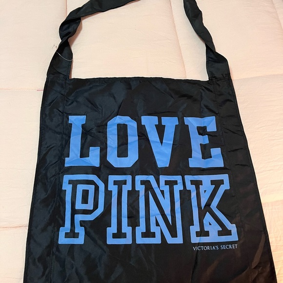 PINK Victoria's Secret Handbags - PINK tote bag (black and blue)